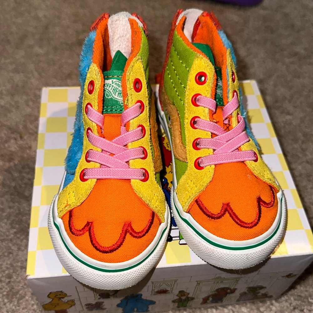 Gently used toddler Sesame Street Vans